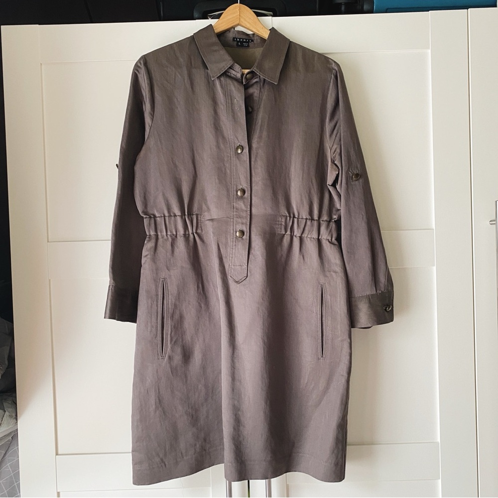 Theory shirt dress / mini dress